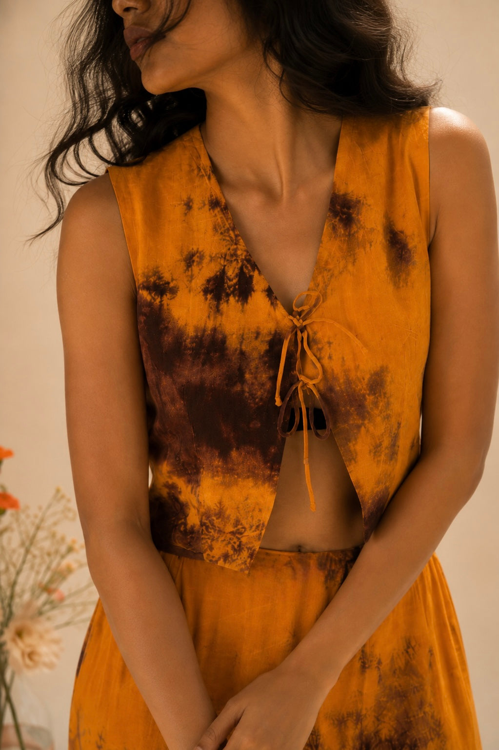 The Golden Hour Tie Top