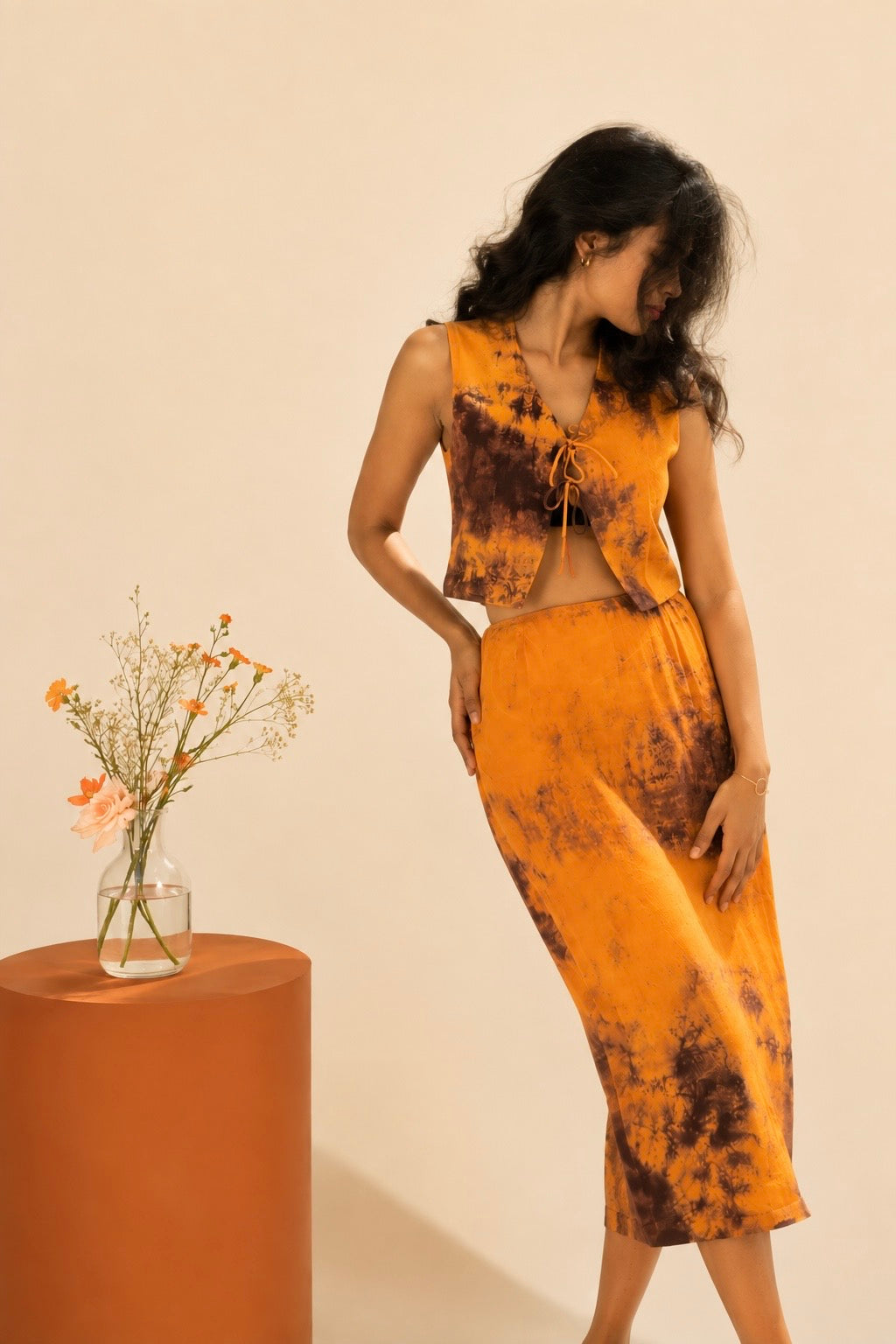 The Golden Hour Tie Top