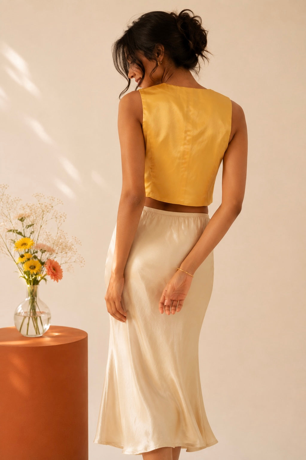 The Apricot Tie Top