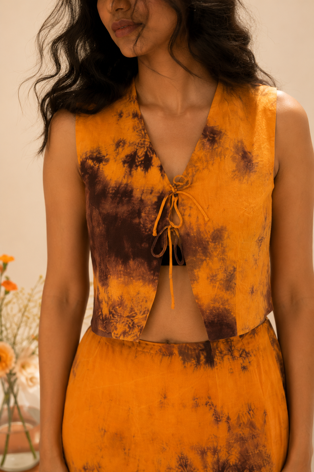 The Golden Hour Tie Top
