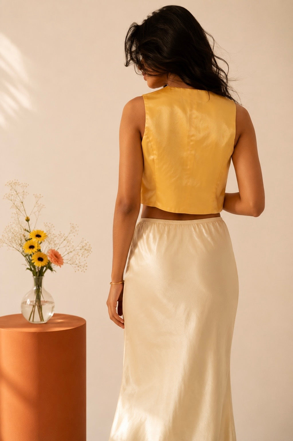 The Apricot Tie Top