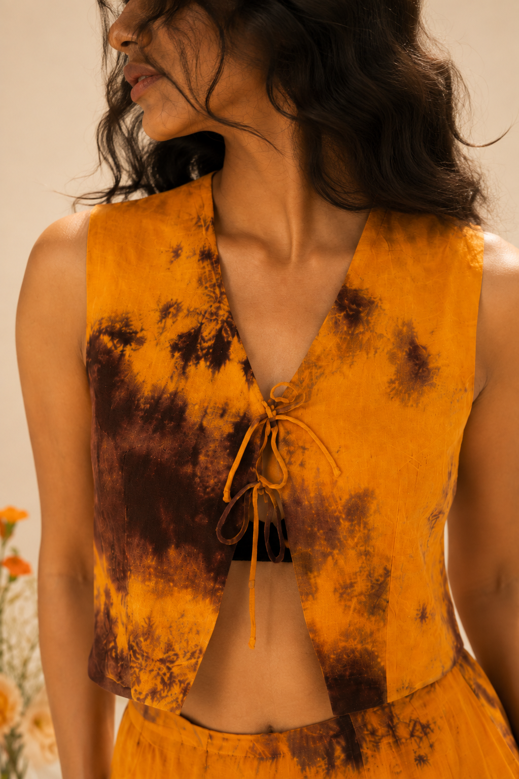 The Golden Hour Tie Top